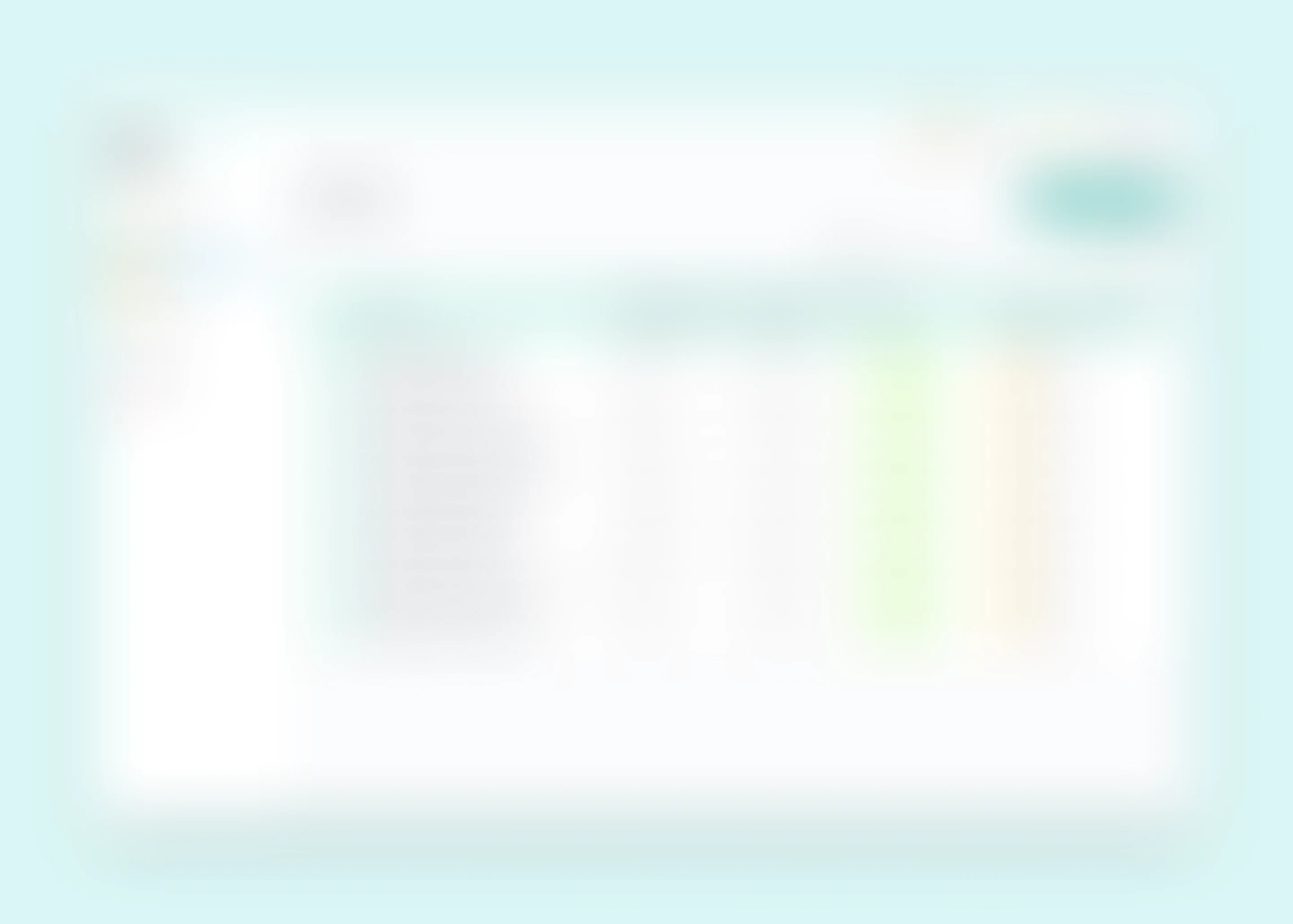 Reading screen, shown blurred because it is under NDA