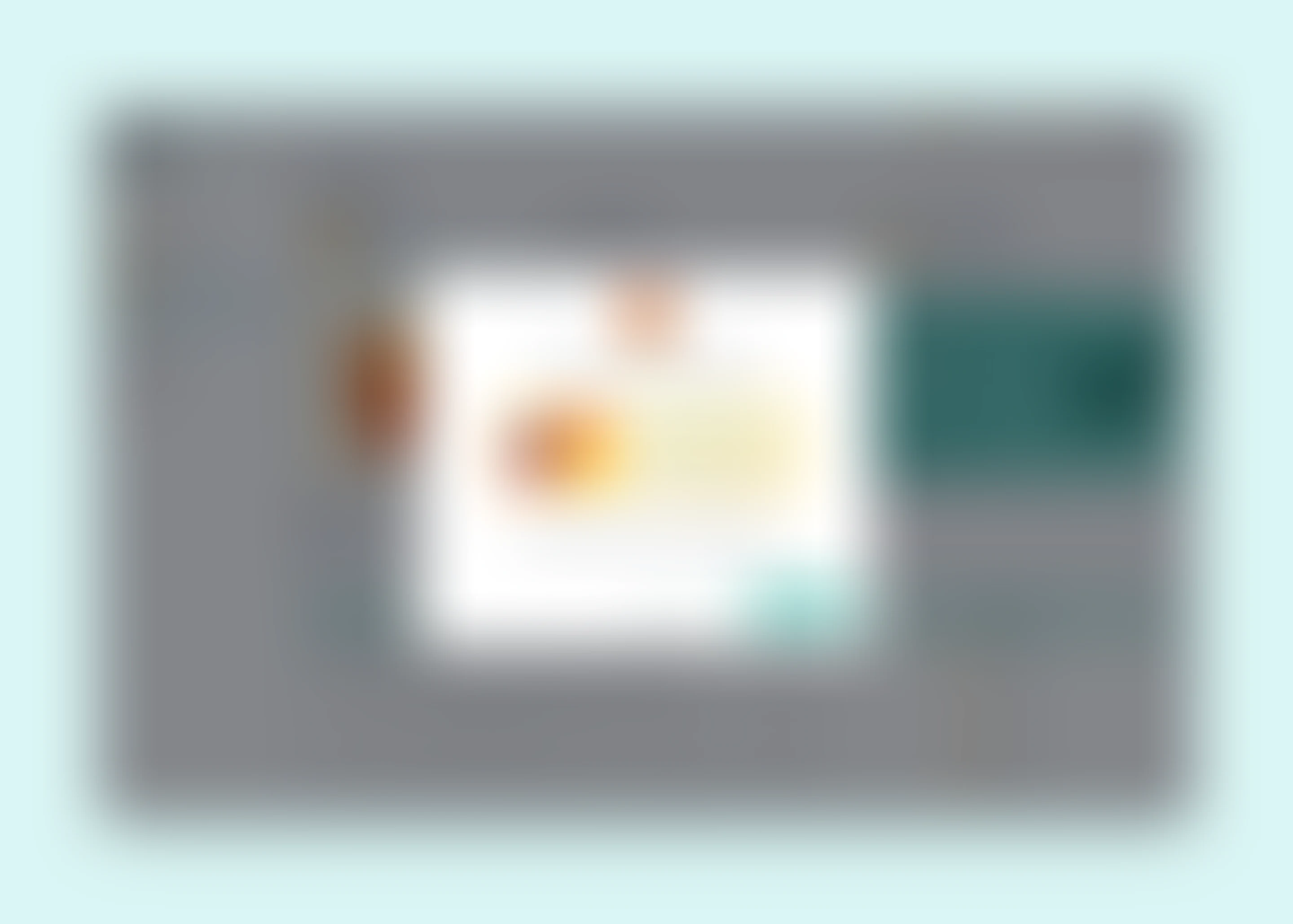 Earning screen, shown blurred because it is under NDA