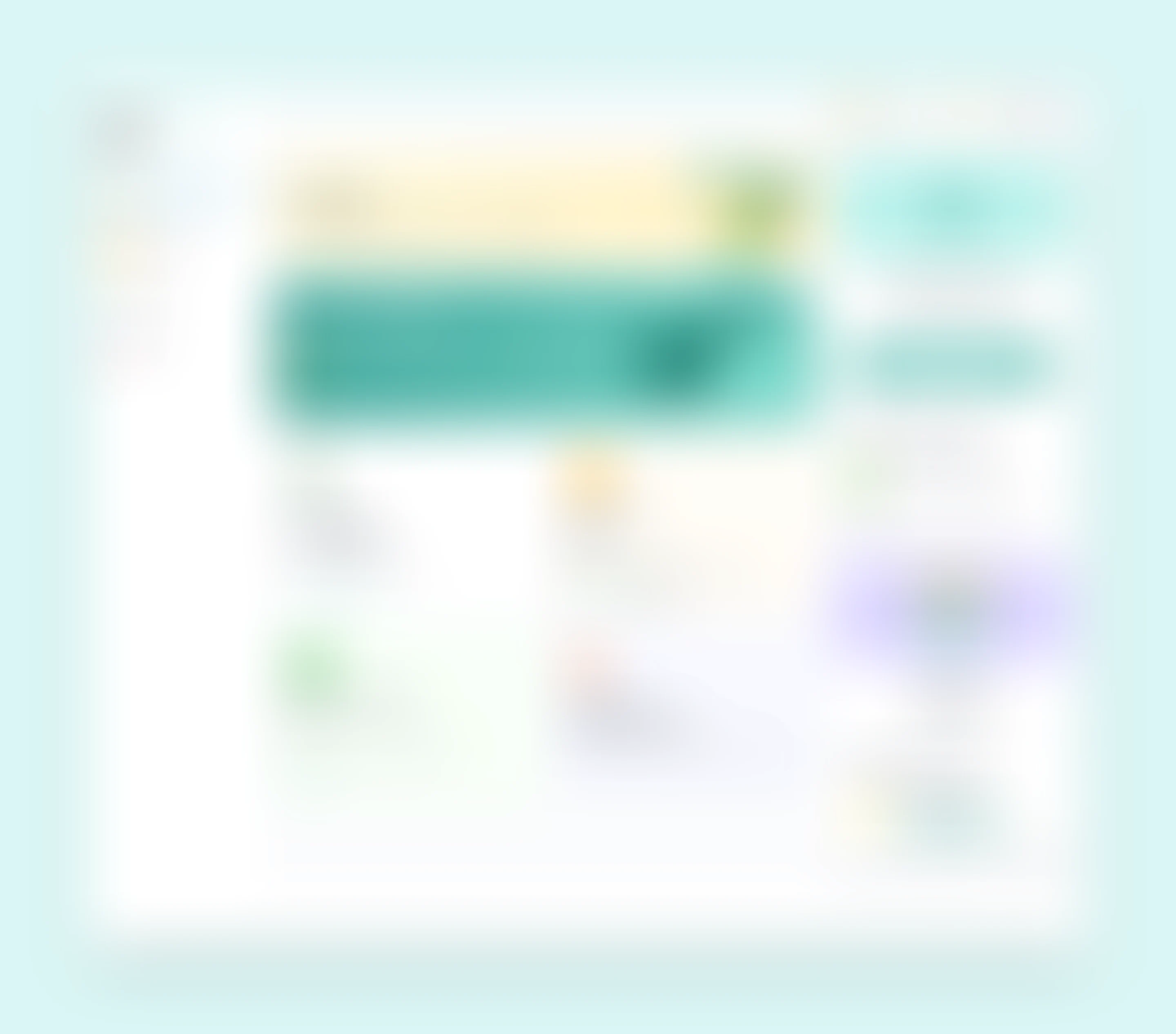 Reading screen, shown blurred because it is under NDA