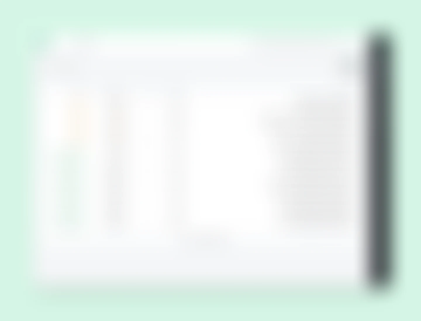 Tender discovery platform product screen
